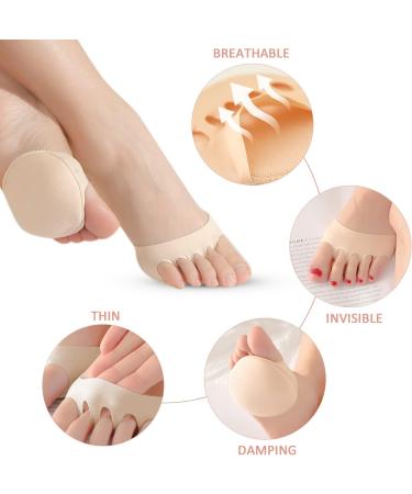 6 Pairs Honeycomb Forefoot Pads & 2 Pairs Sponge Heel Pads - Metatarsal & Toe Pads for Outdoor Running & Foot Pain Relief - Buy Online on GoSupps.com