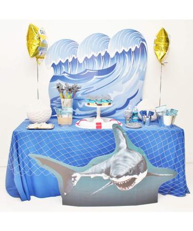 Shark Cupcake Toppers Silver Glitter Shark Fin Cake Toppers Ocean Animals Theme Cake Decor Shark Family Baby Shower Birthday Party Cake Decorations (Set of 24) - Buy Online on GoSupps.com