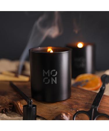 Luxury Eucalyptus Candles | Non-Toxic Wood Wick Candles by Moon Candles | Crackling Aromatic Home Fragrance for Men - Buy Online on GoSupps.com