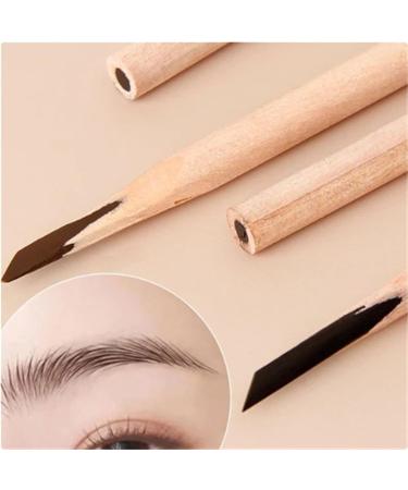 DENGWANG Waterproof Wooden Eyebrow Pencil Waterproof Eyebrow Pencil Wooden Eyebrow Pencil Eyebrow Pencil Waterproof Long Lasting Non-smudging Brow Pen (3PCS-Black) - Buy Online on GoSupps.com