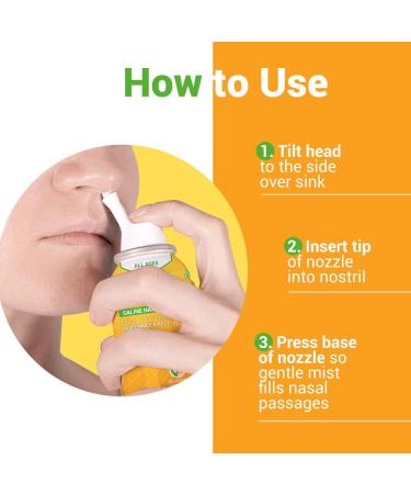 Nasova Saline Spray with Aloe & Chamomile - 4.2oz Moisturizing Cooling Spray for Nasal Dryness Relief - Buy Online on GoSupps.com