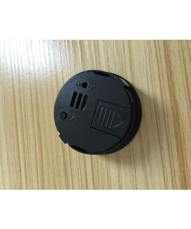 Asien Reptile Thermometer Black Round LCD Display Hygrometer Temperature Meter Terrarium Tank Vivarium Gauge Tester - Buy Online on GoSupps.com