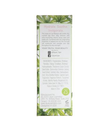 LIQUE Cosmetics Lip Mask - Ultra-Hydrating Hemp Oil Treatment for Dry Cracked Lips | 0.5 Oz - Buy Online on GoSupps.com