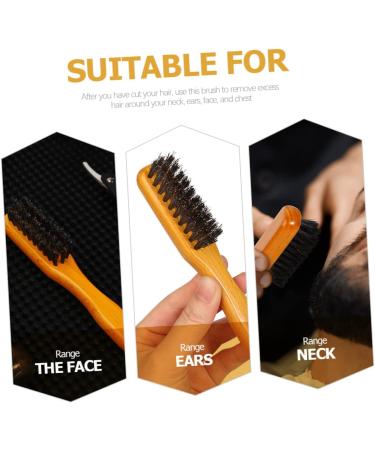 Minkissy Bartkamm Wooden Beard Brush & Boot Care Supplies | Shiny Hairbrush & Travel Cosmetics Brush for Men - Buy Online on GoSupps.com