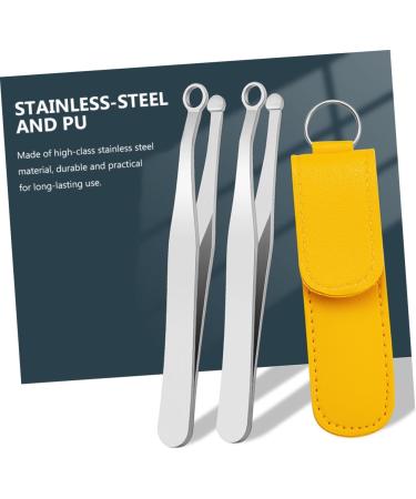 Buy NOLITOY Nose Hair Remover & Mustache Trimmer - Portable Stainless Steel Clippers 9.8x2.9cm Yellow - Fast International Shipping - Buy Online on GoSupps.com