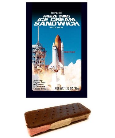 Freeze-Dried Neapolitan Ice Cream Sandwich - Space Ice Cream