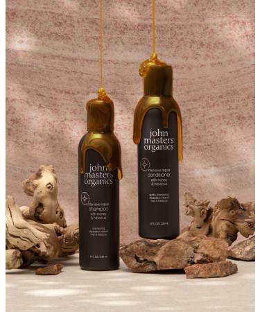 John Masters Organics Intensive Repair Shampoo with Honey & Hibiscus - 8 fl oz | Organic Hair Care for All Hair Types - International Shipping Available - Buy Online on GoSupps.com