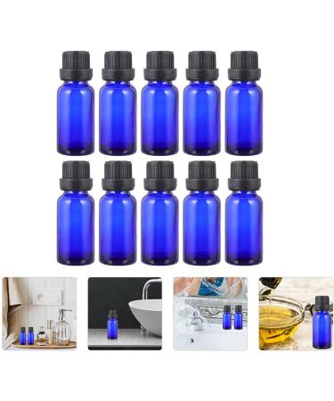 FRCOLOR 12pcs Blue Essential Oil Dropper Bottles - Refillable Cosmetic & Perfume Containers - 0.3 oz Glass Travel Bottles - Buy Online on GoSupps.com