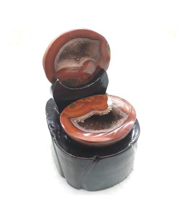 Natural Crystal Rough Hight Quality Natural Agate Geode Red Onyx Cornucopia Rough Agate Carnelian Drusy Cluster Ornaments