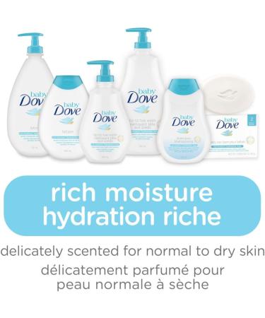 Baby Dove Sensitive Skin Care Hypoallergenic Lotion with Skin-natural Nutrients Rich Moisture Baby Lotion Free of Parabens Phthalates Dyes and Sulfates 591 ml (Pack of 4) 2364 ml (Pack of 4) - Buy Online on GoSupps.com