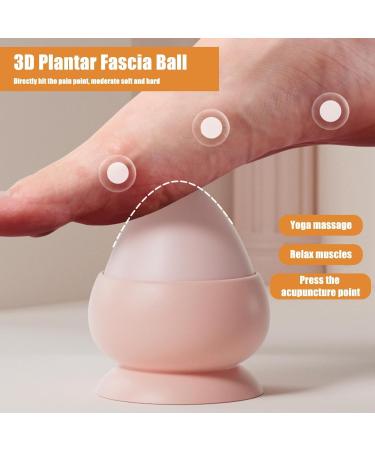 Assembly Massage Ball with Suction Cup | Trigger Point Therapy Tool for Stress Relief & Muscle Relaxation | Myofascial & Deep Tissue Massage - Orange - Buy Online on GoSupps.com