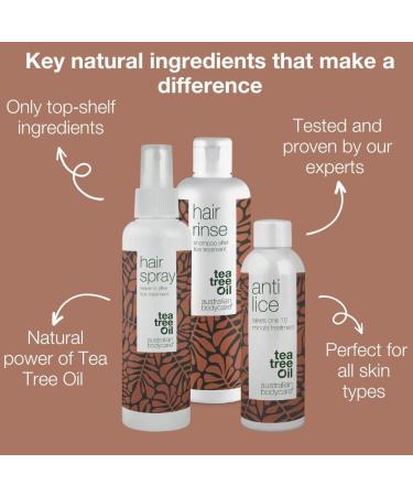 Head Lice Treatment Kit | 3 Products with Tea Tree Oil Against Head Lice & Nits | 15 Minute Anti Lice Treatment Head Lice Prevention Spray & Shampoo for The Whole Family from Australian Bodycare 500 ml (Pack of 1) - Buy Online on GoSupps.com