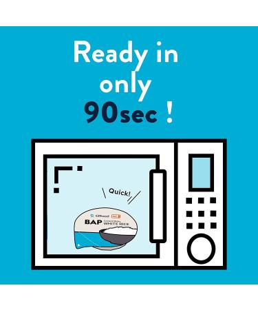 Chung Jung One O'Food BAP Instant Cooked Sticky White Rice 12-Pack - Microwavable & Gluten-Free - Buy Online on GoSupps.com