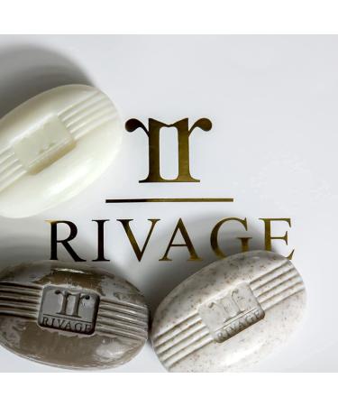 RIVAGE Natural Dead Sea Minerals Bar Soap with Dead Sea Salt - 100g | Best for Skin Health & Hydration | International Shipping - Buy Online on GoSupps.com