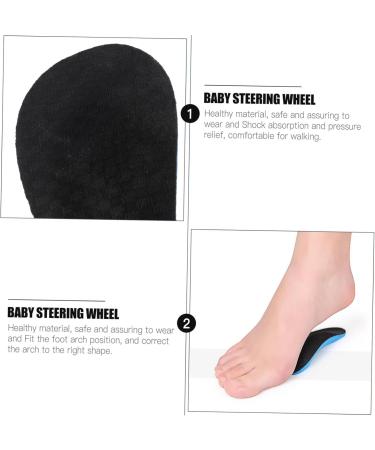 FOMIYES 2 Pairs Arch Support Insoles - Comfortable Foot Care Cushions for Flat Feet Orthotic Half Insoles for Enhanced Comfort - Buy Online on GoSupps.com