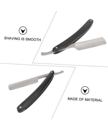 Shop Minkissy Men's Razor - Rustproof Steel Wooden Handle Precision Hairdresser Tool for Perfect Grooming - Buy Online on GoSupps.com