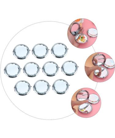 FOMIYES 20 Pcs Folding Vanity Mirror - Handheld Mini Wallet Mirror for Women - Small Pocket Cosmetic Mirrors - Bulk Pack (White, 2pcs) - Buy Online on GoSupps.com