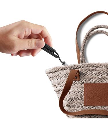 DUcare Eyelash Comb & Eyebrow Brush with Cover | Arc Designed Mascara Applicator and Definer - Black Folding Cosmetic Tool - Buy Online on GoSupps.com