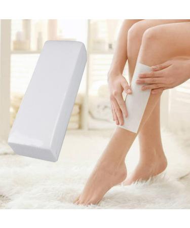 100PCS White Disposable Non-woven Hair Removal Wax Strip Hair Remove Paper Depilatory Epilator for Arms Legs Lip Eyebrow Oxter of Women and Men(size:7.87 x 2.76inch)