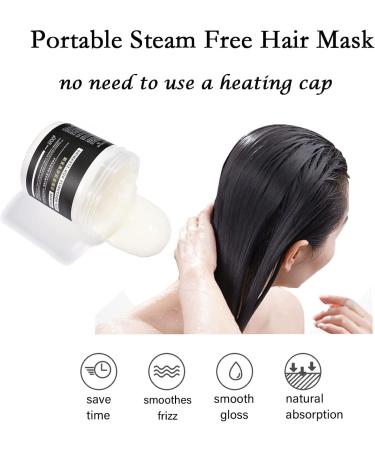 Steam Free Deep Hydration Hair Masks Soft Nourishing Hair Mask Deep Conditioning Hair Mask for Dry Damaged Hair - Buy Online on GoSupps.com