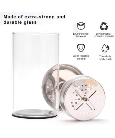 Buy Salon Sterilizer Jar 27 OZ - Glass Cleaning & Sanitizing Jar with Removable Basket for Eyelash Extensions Nail Tools & Barber Implements - International Shipping Available - Buy Online on GoSupps.com