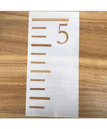 SUPVOX Growth Chart Stencil Child Height Chart Height Measuring Ruler Template 7pcs 7 Feet - Buy Online on GoSupps.com