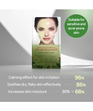 CICACOLLAGEN Hydrolyzed Collagen Face Masks - Soothing & Calming | Value Pack of 8 | International Shipping - Buy Online on GoSupps.com