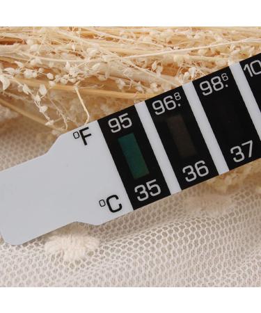 iFundom Temperature Strips 10PCS - Quick Read Forehead Strips for Fever Checking in Infants, Babies, Toddlers, Kids, and Adults - Reusable Travel Essential - Buy Online on GoSupps.com