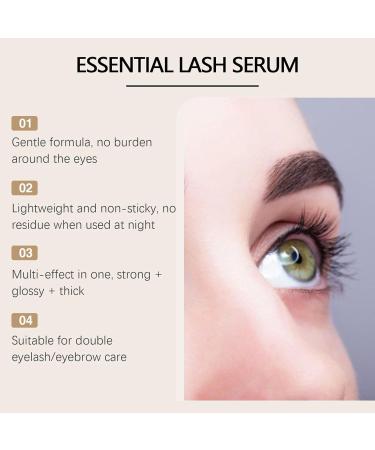 Buhygn Eyelash Growth Fluid Eyelash Growth Balm Eyelash Thickening Solution Structural Strengthening Solution FrizzControl Hydration 3ml for women and men use - Buy Online on GoSupps.com