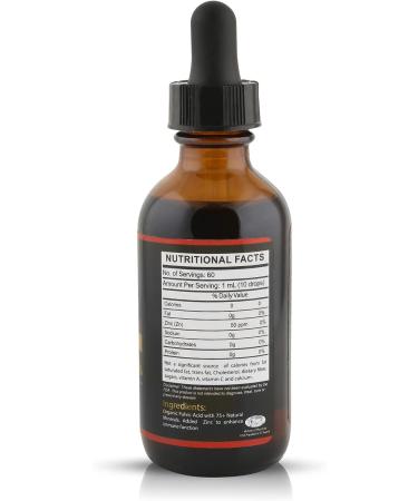Plant-Based Zinc Drops with Fulvic Acid (2 Oz) | Vegan Immune Booster for Men & Women - Buy Online on GoSupps.com