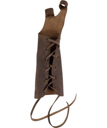 Valhalla Gear Handmade Full Grain Leather Forearm Guard - Bourbon Brown - Buy Online on GoSupps.com