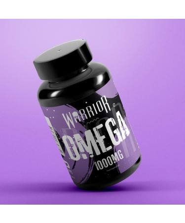 Warrior Omega Fish Oils 1000mg - 60 Softgel Capsules - Omega 3 Essential Fatty Acids Supplement - May Help Maintain: Healthy Skin Hair Teeth Gums Bones Joints and Immune System - Buy Online on GoSupps.com