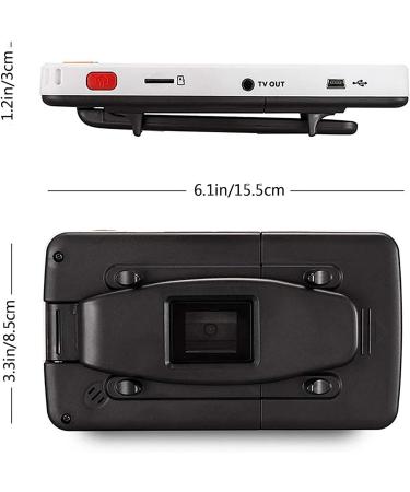Digital Reading Magnifier Handheld Digital Video Magnifying Glass with 5.0 Inch LCD Screen Electronic Reading Aid 4x-32x Text Enlargement for Visually Impaired Low Vision Color Blindness Etc White - Buy Online on GoSupps.com