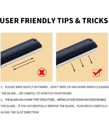 Jingling Eyebrow Razor - Ergonomic Facial & Body Peeling Tool with Protective Cover | Multi-Purpose Shaving & Grooming - Buy Online on GoSupps.com