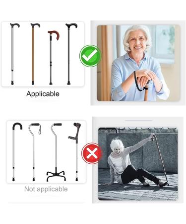 6 Pack Wrist Loop Black Walking Stick Strap Wrist Strap Walking Stick Accessories for Walking Sticks - Buy Online on GoSupps.com