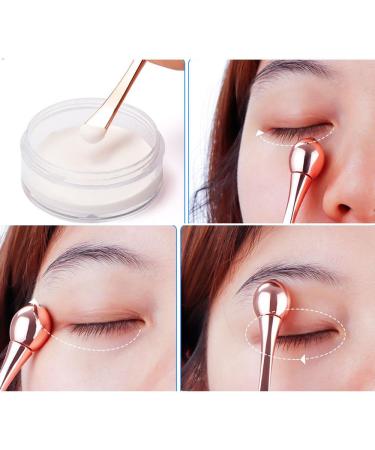 Leadigol Metal Eye Cream Applicator Wand | Eye Roller Massager Tool for Puffiness Relief | Women s Facial Care - Buy Online on GoSupps.com