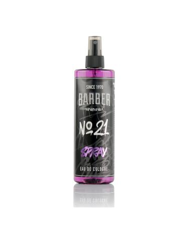 barber marmara Eau de Cologne Pump Spray Mens Graffiti After Shave Men's Fragrance Water Shaving Water Men Barber Men's Fragrances Body Spray Barbershop 400ml (400 ml No21) 13.5 Fl Oz (Pack of 1) No21