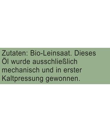 Seitenbacher Organic Linseed Oil - Cold Pressed First Pressing 250ml | Premium Quality for Health - Buy Online on GoSupps.com