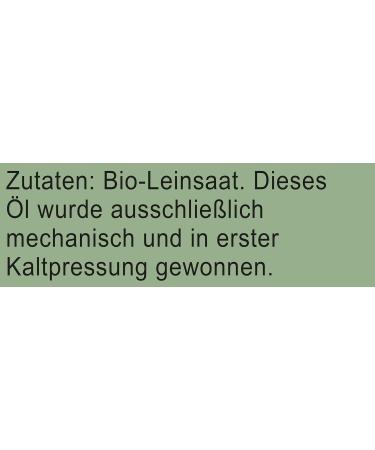 Seitenbacher Organic Linseed Oil - First Cold Pressed Native (2x250 ml) | Premium Quality International Shipping - Buy Online on GoSupps.com
