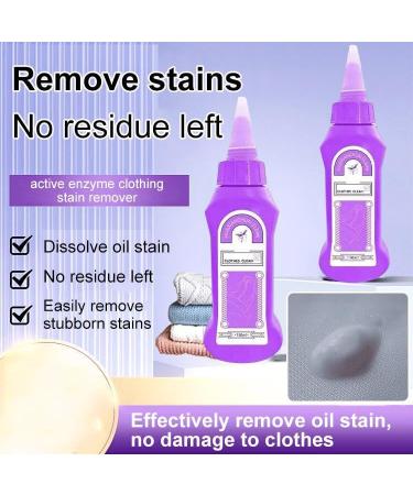 Wash-Free Active Enzyme Clothing Stain Remover 150ml Active Enzyme Laundry Stain Remover Clothing Stubborn Stain Cleaner Oil Remover (1 Pcs) - Buy Online on GoSupps.com