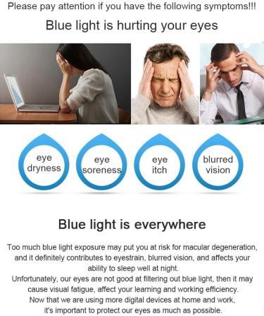 Sirain Blue Light Blocking Round Frame Glasses - Anti Blue Ray Eyewear for Gaming & Computer Use | Silver-2 - Buy Online on GoSupps.com