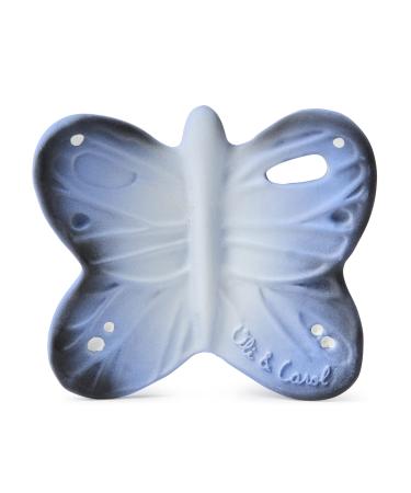 Oli & Carol - Mini Teething Ring for Babies Butterfly Blue Blues the Butterfly - Buy Online on GoSupps.com
