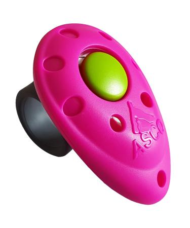 ASCO Finger Clicker premium clicker for clicker training dogs cats horses professional clicker dog training clicker pink ASCO-08F - Buy Online on GoSupps.com