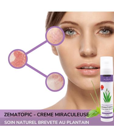Altheys | Zematopic Miraculous Face Cream | Treats Eczema Atopic Dermatitis and Psoriasis | Plantain Cream | Child 12 years + - Adult | All areas of the face | Vegan | 50 ml - Buy Online on GoSupps.com