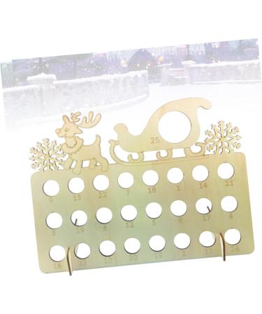 PRETYZOOM 1pc Chocolate Advent Calendar Christmas for Kids Christmas Countdown Board Wooden Pull The cart As Shown 40X13X30CM - Buy Online on GoSupps.com