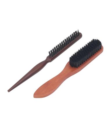 DEKAIM 2-Part Beard Brush Set for Men | Soft Synthetic Hair & Wooden Brushes | Perfect Hair Styling Tools - Buy Online on GoSupps.com