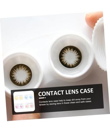 Solustre 8-Piece Contact Lens Container Set | Cosmetic Lens Organizer & Storage Box | Ideal for Clinics - Buy Online on GoSupps.com