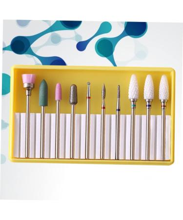 Ipetboom 1 Set Kit De Ceramic Shave Bowl Electrical Tools Water Dipper Manicure Pedicure Bit Pedicure Kit Manicure Sand Tool Manicure Kit Silicone Scar Gel Nail Grinding Head - Buy Online on GoSupps.com