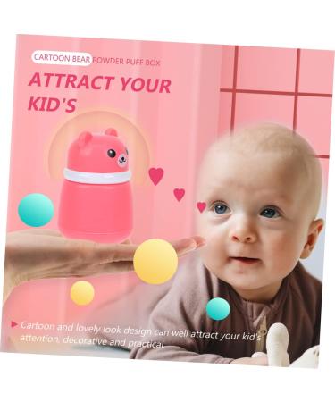 BIUDECO 2pcs Baby Bath Powder Puff Set with Holder - Body & Makeup Application Tool - Buy Online on GoSupps.com