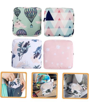 Gleavi 4-Piece Storage Bag Set | Stylish Menstrual & Breastfeeding Bag | Washable Cotton Travel Organizer for Women - Buy Online on GoSupps.com